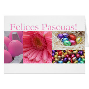 Cartão Felices Pascuas spanish Felz pascoa