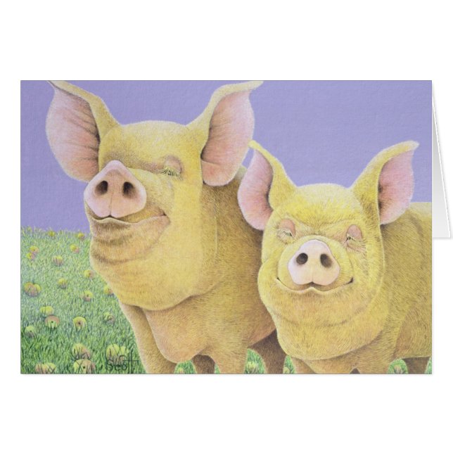 Cartão Felicidade (Frente Horizontal)