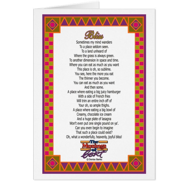 Cartão Felicidade (Frente)