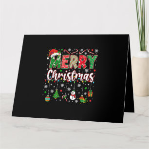 Cartão Felicidades Natal Chapéu Vermelho do Papai Noel Re