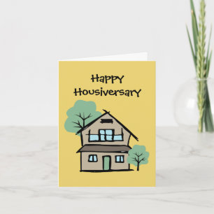 Cartão Felicitações pelo Aniversário da Casa Cliente Apre