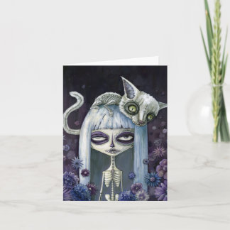 Cartão Felina de los muertos