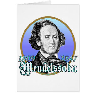 Cartão Felix Mendelssohn