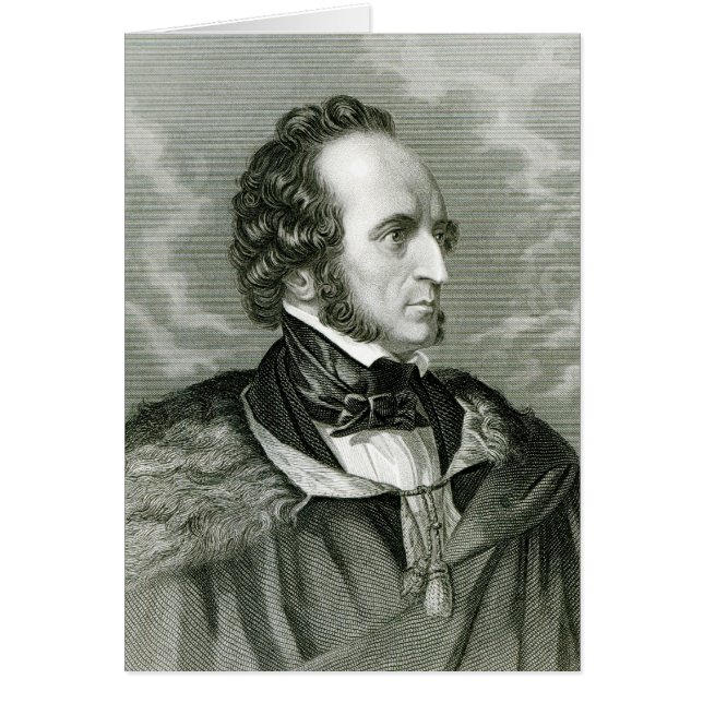 Cartão Felix Mendelssohn 2 (Frente)