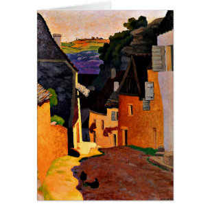 Cartão Felix Vallotton - Paisagem Rocamadour