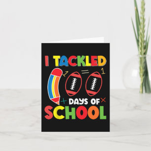 Cartão Feliz 100º Dia da Escola 100 Dias de Ensino Escola