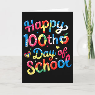 Cartão Feliz 100º Dia De Escola Professor 100 Dias Mais I