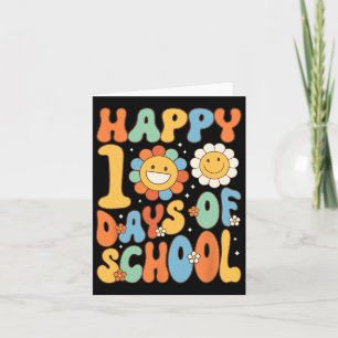 Cartão Feliz 100 Dias De Ensino 100º Dia Da Escola