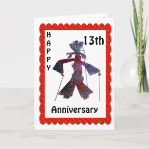 Cartão Feliz 13º Aniversário