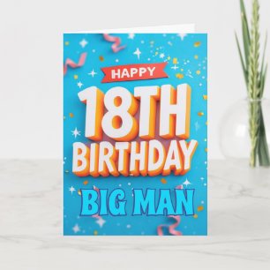 Cartão Feliz 18º aniversário
