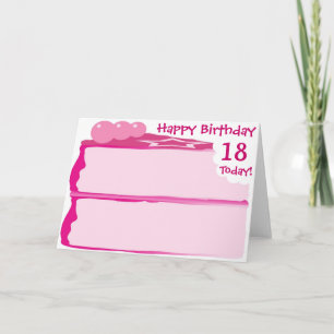 Cartão Feliz 18º aniversário