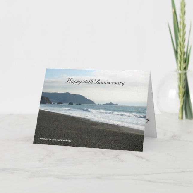 Cartão Feliz 20º Aniversário (Frente)