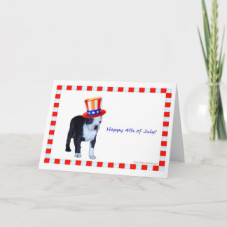 Cartão Feliz 4o julho