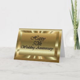 Cartão Feliz 50º Aniversário de Casamento