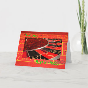 Cartão Feliz 51ruas de Aniversário Roda