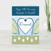 Feliz 60º aniversário adiciona nomes azuis