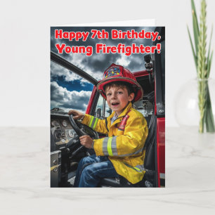 Cartão Feliz 7 Birthday