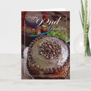 Cartão Feliz 92º Aniversário!