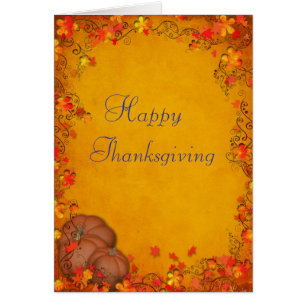 Cartão Feliz Ação de Graças