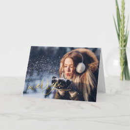 Cartão Feliz - Adicionar a FOTO