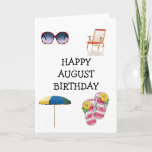 CARTÃO FELIZ ***AGOSTO*** ANIVERSÁRIO