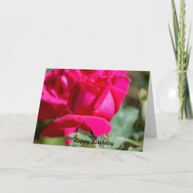 Cartão Feliz aniversário (Frente)