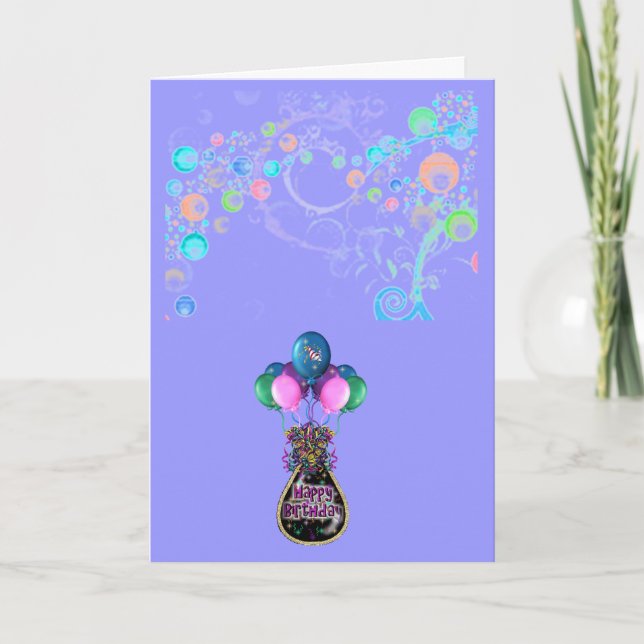 Cartão Feliz aniversario (Frente)