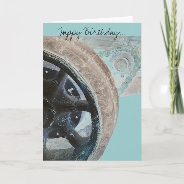 Cartão Feliz aniversário... (Frente)