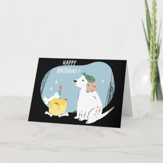 Cartão Feliz aniversário