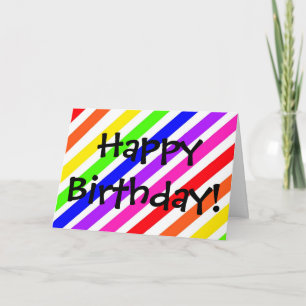 Cartão Feliz aniversário!