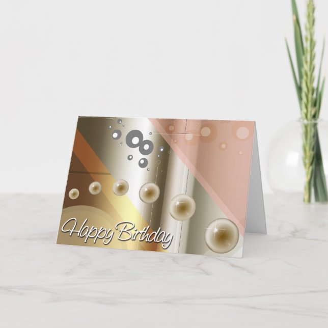 Cartão Feliz aniversário (Frente)