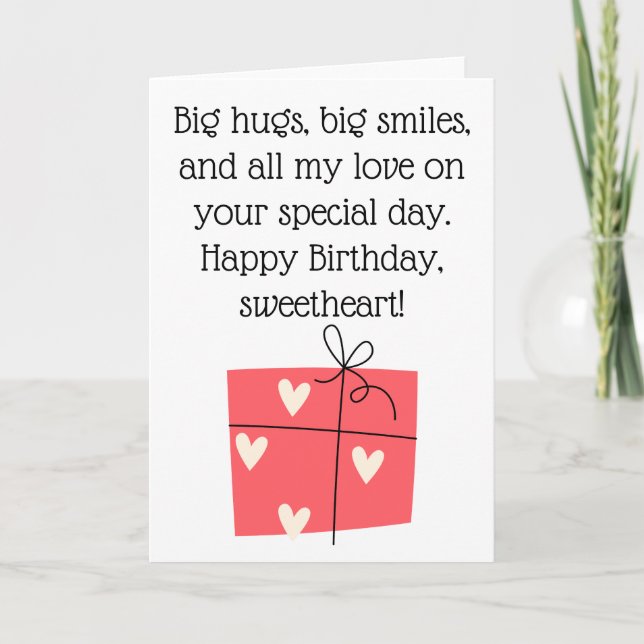 Cartão Feliz aniversário (Frente)