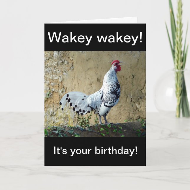 Cartão Feliz aniversario! (Frente)