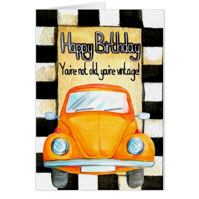 Cartão Feliz aniversário (Frente)