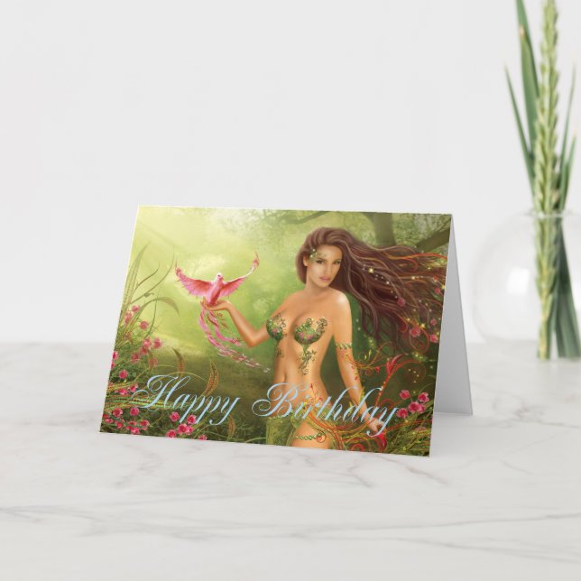 Cartão Feliz aniversário! (Frente)