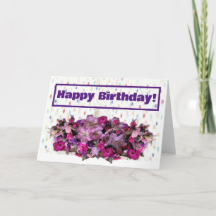 Cartão Feliz aniversário!