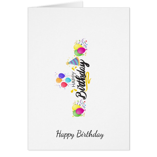 CARTÃO FELIZ ANIVERSÁRIO (Frente)