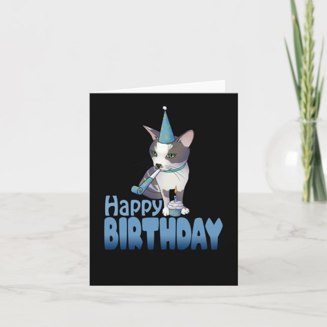 Cartão Feliz aniversário (Frente)