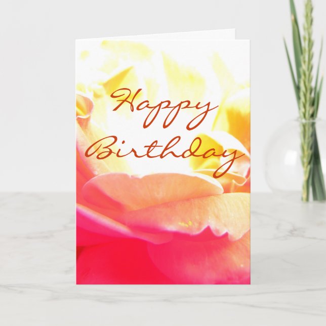 Cartão Feliz aniversário (Frente)