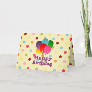 Cartão Feliz aniversário