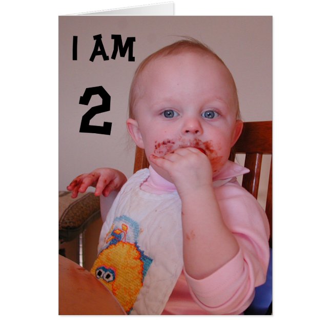 Cartão Feliz aniversário (Frente)