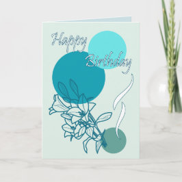 Cartão Feliz aniversário