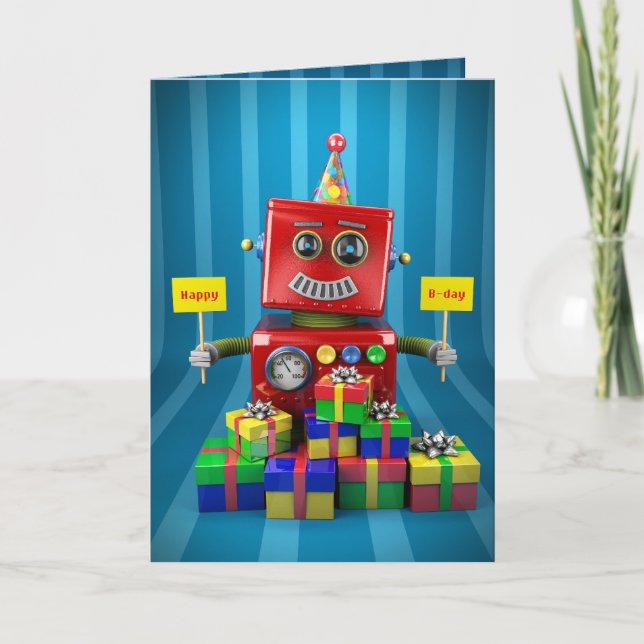 Cartão Feliz aniversário (Frente)