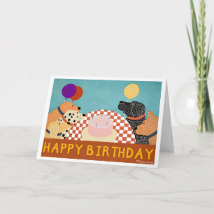Cartão Feliz aniversário