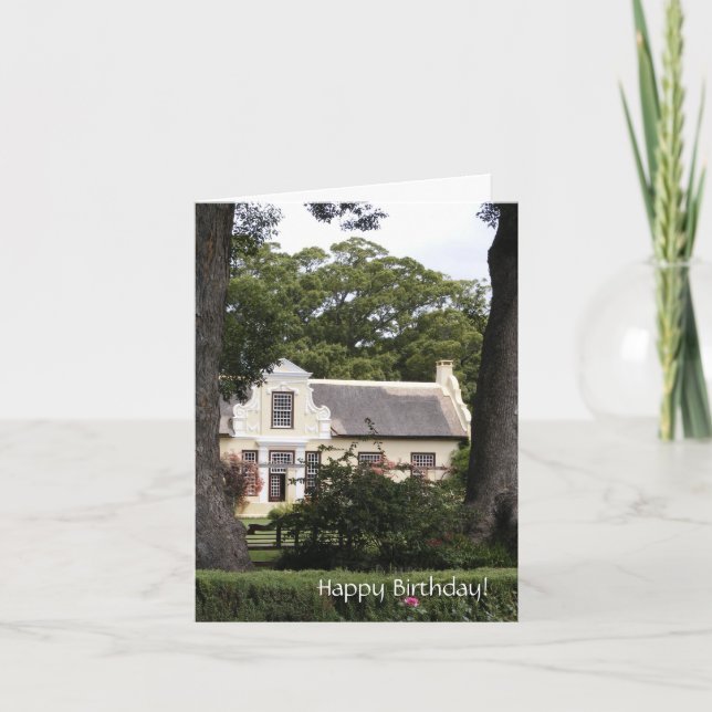 Cartão Feliz aniversário! (Frente)