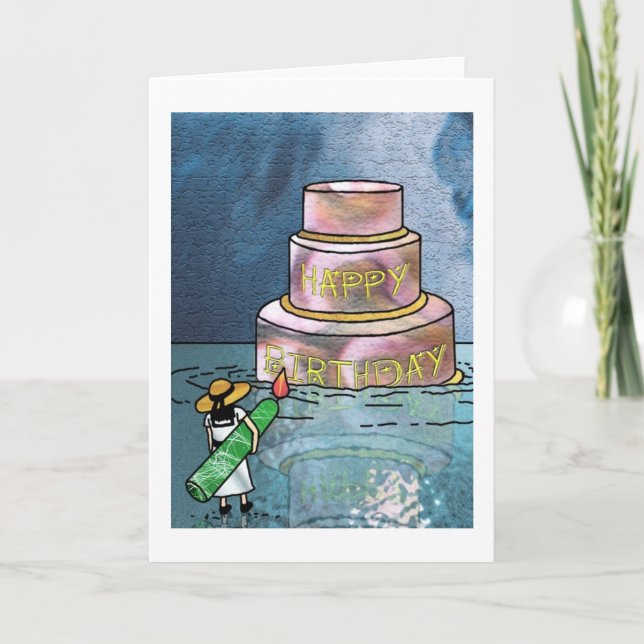 Cartão Feliz aniversario (Frente)