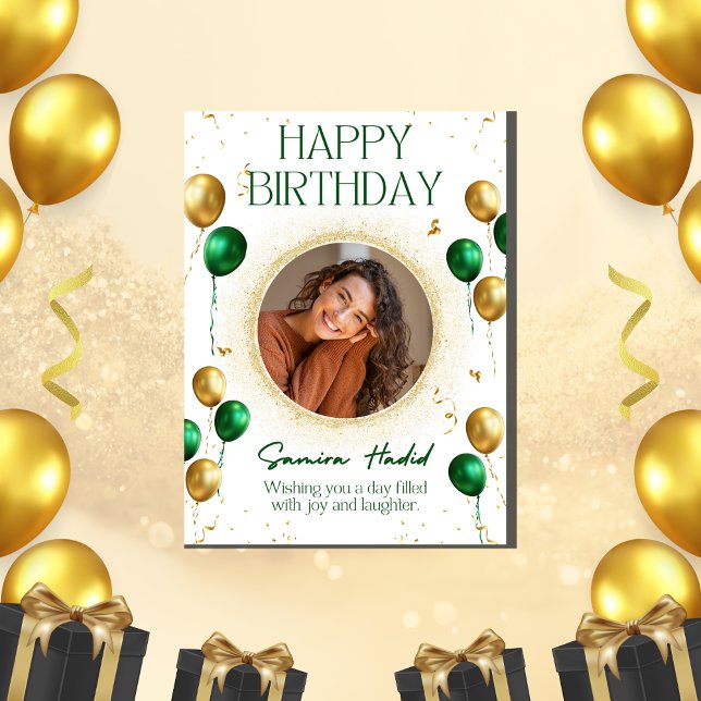 Cartão Feliz aniversário (Criador carregado)