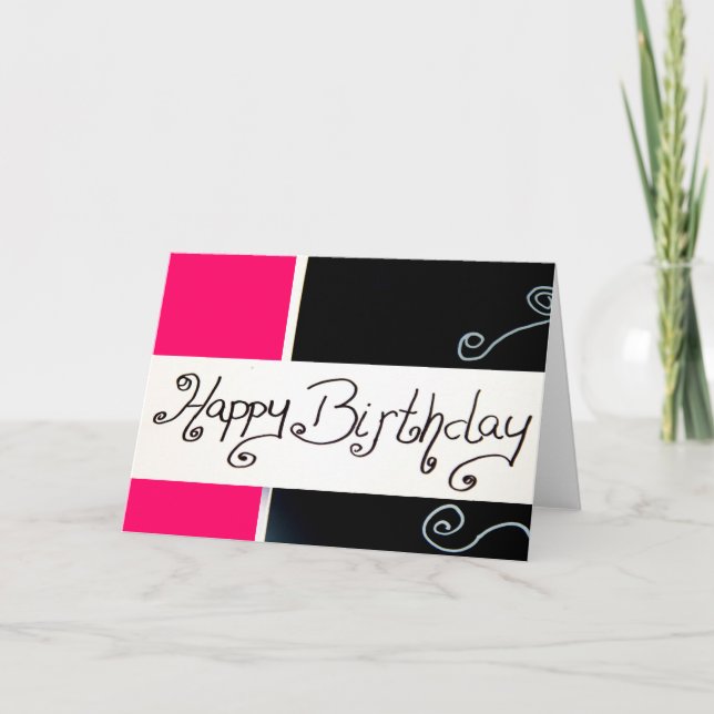 Cartão feliz aniversário (Frente)