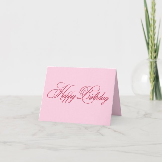 Cartão Feliz aniversário (Frente)