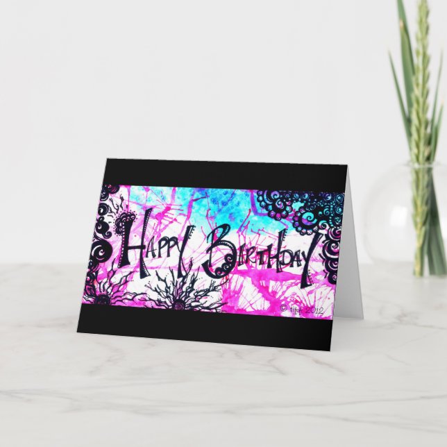 Cartão Feliz aniversario (Frente)